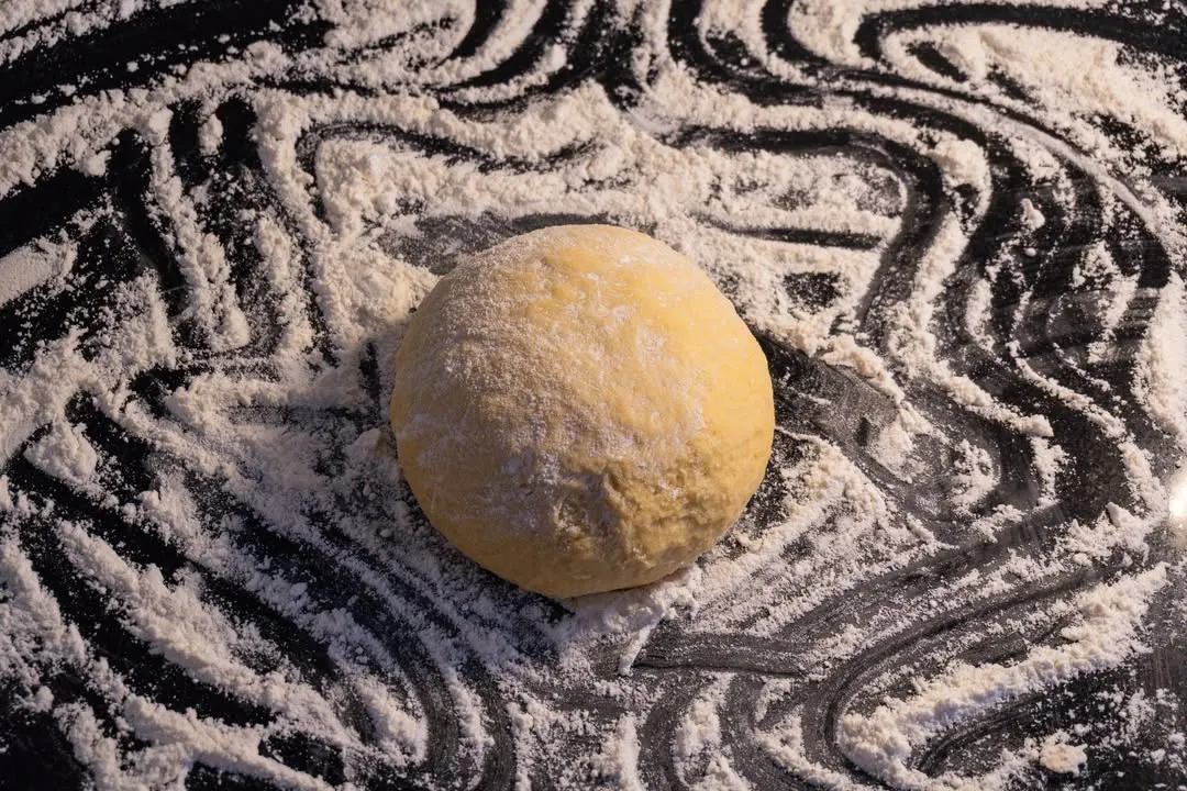 Amasando pasta casera a mano